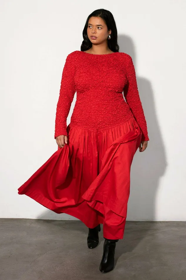 Shop Extended Sizes Mara Hoffman Extended Mereba Dress Red Shop Extended Sizes Mara Hoffman Extended Mereba Dress Red