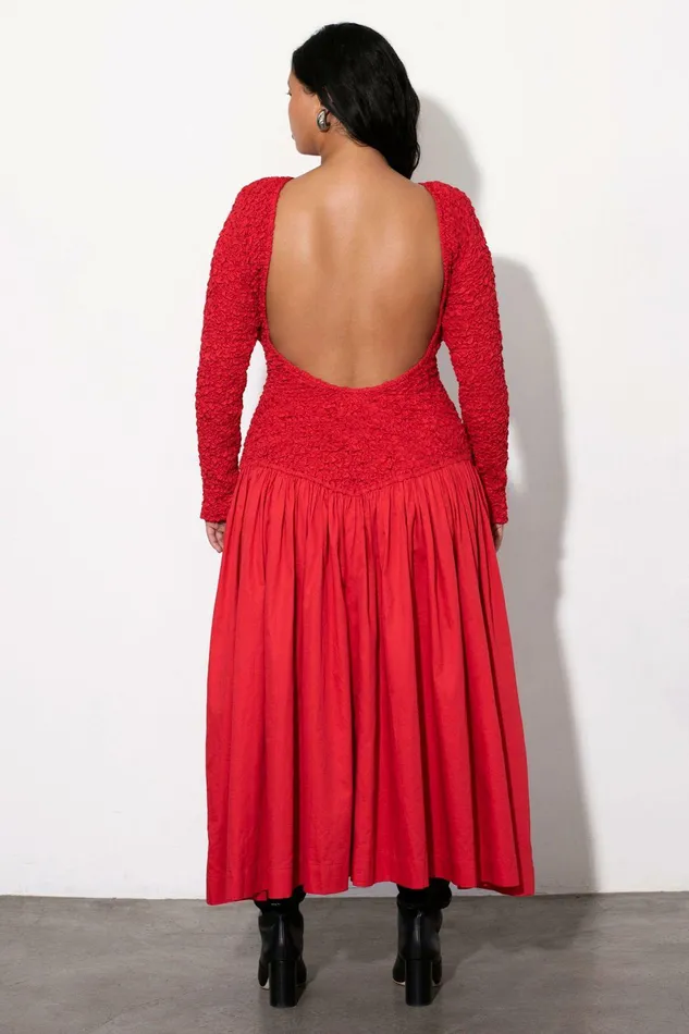 Shop Extended Sizes Mara Hoffman Extended Mereba Dress Red Shop Extended Sizes Mara Hoffman Extended Mereba Dress Red