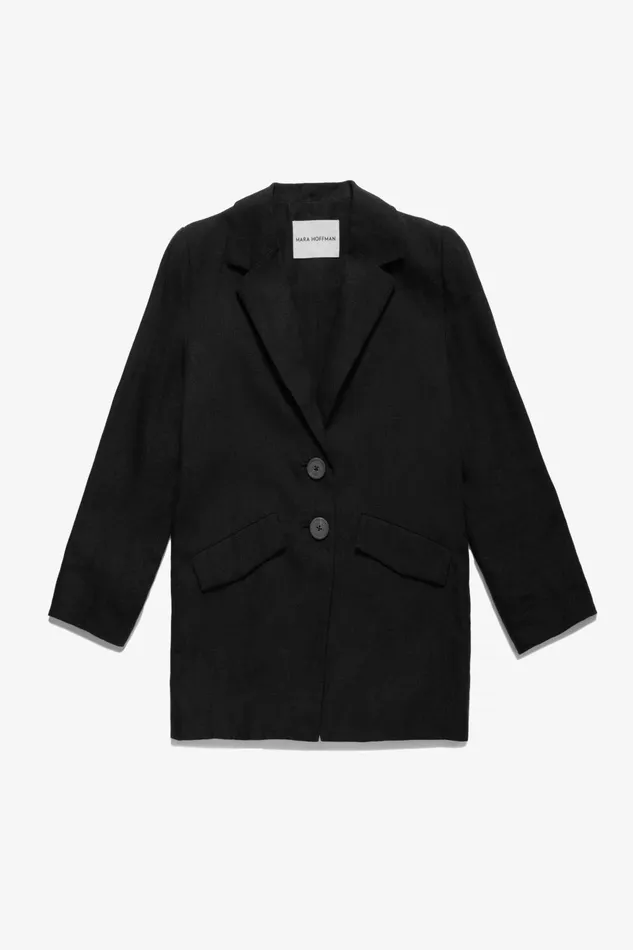 Shop Extended Sizes Mara Hoffman Extended Tatum Jacket Black