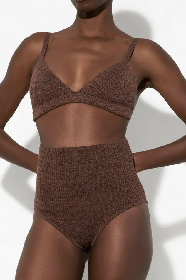 Shop Sweaters and Knits Mara Hoffman Beau Shorts Brown Shop Sweaters and Knits Mara Hoffman Beau Shorts Brown