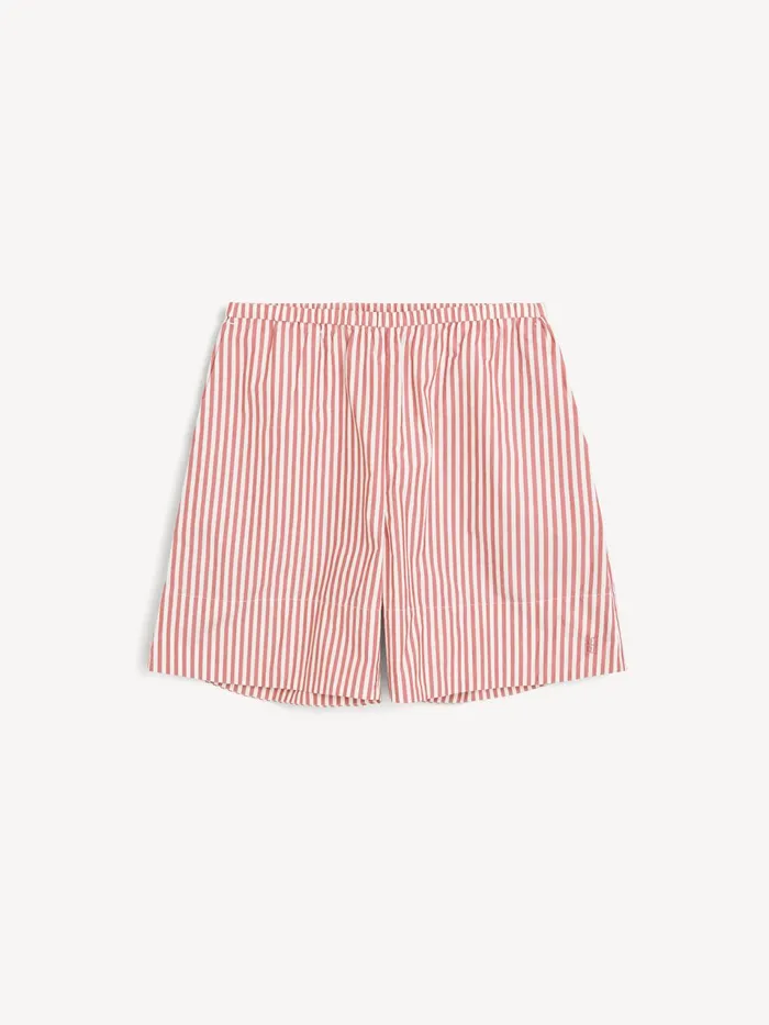 Shorts Women By Malene Birger Siona Shorts Red White Stripes