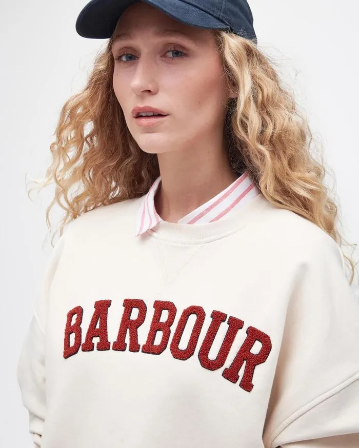Silverdale Sweatshirt Calico Women Barbour Hoodies and Sweatshirts