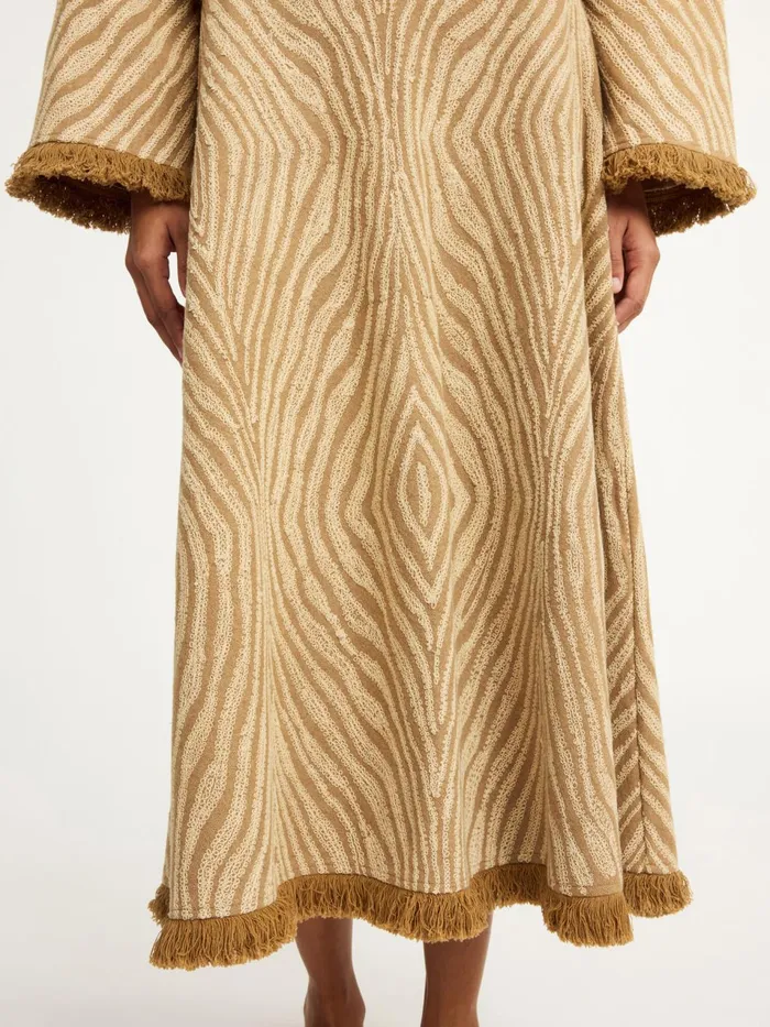 Skirts Women By Malene Birger Giabbo Midi Skirt Zebra Print
