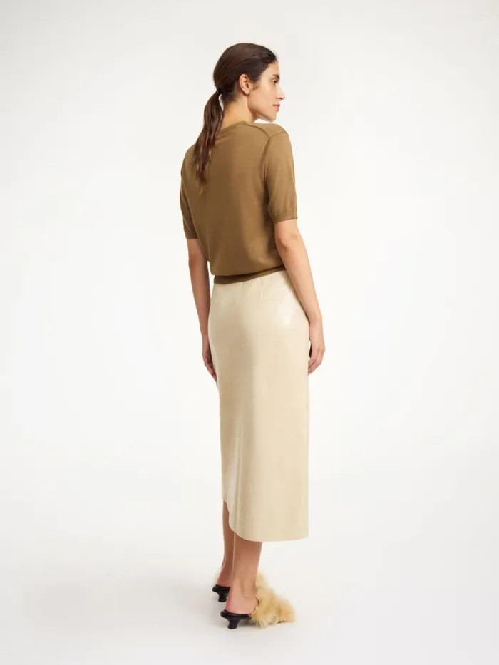 Skirts Women By Malene Birger Hannas Leather Skirt Nomad