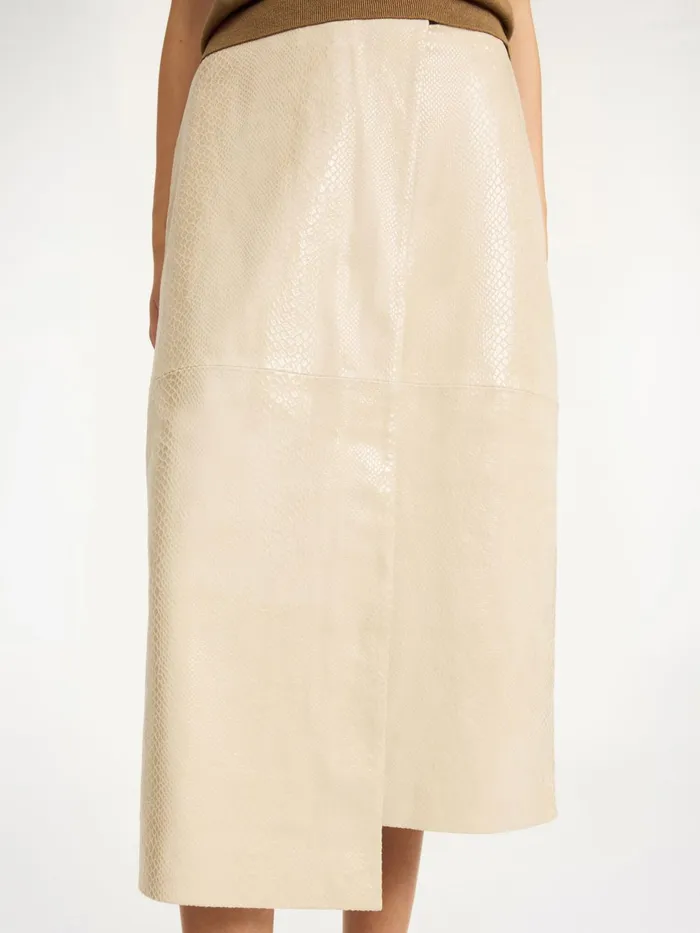 Skirts Women By Malene Birger Hannas Leather Skirt Nomad