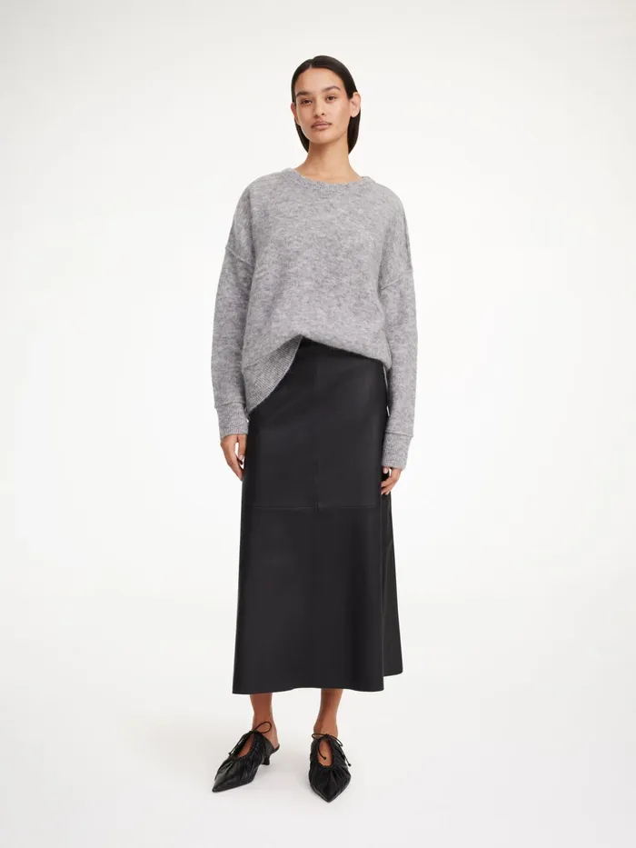 Skirts Women By Malene Birger Simoas Leather Skirt Black