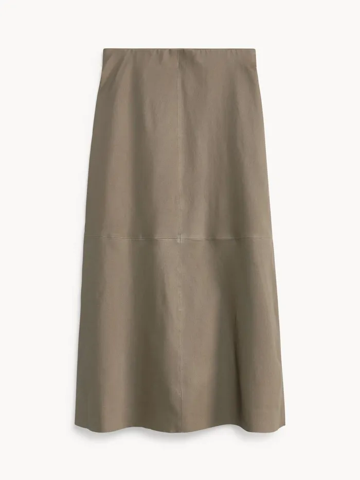 Skirts Women By Malene Birger Simoas Leather Skirt Shitake