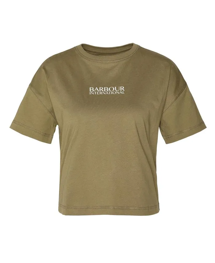 Sofia Tshirt Golden Khaki Women Barbour TShirts