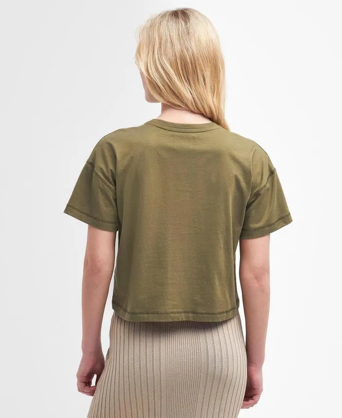 Sofia Tshirt Golden Khaki Women Barbour TShirts