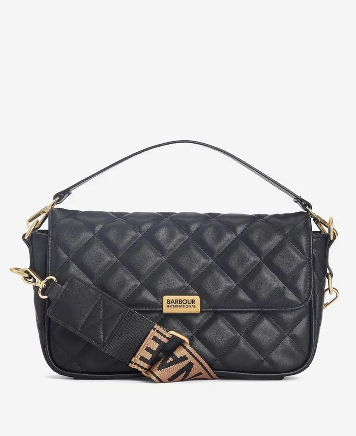 Soho Quilted Crossbody Bag Classic Black Women Barbour Bags and Luggage
