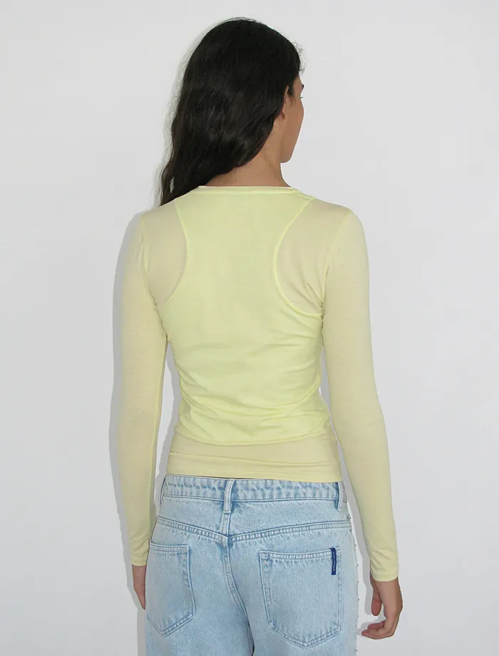 Sombrita Soft Yellow Women Paloma Wool Tops
