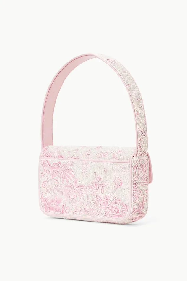 STAUD Beaded Women STAUD TOMMY BAG IVORY CHERRY BLOSSOM TOILE STAUD Beaded Women STAUD TOMMY BAG IVORY CHERRY BLOSSOM TOILE