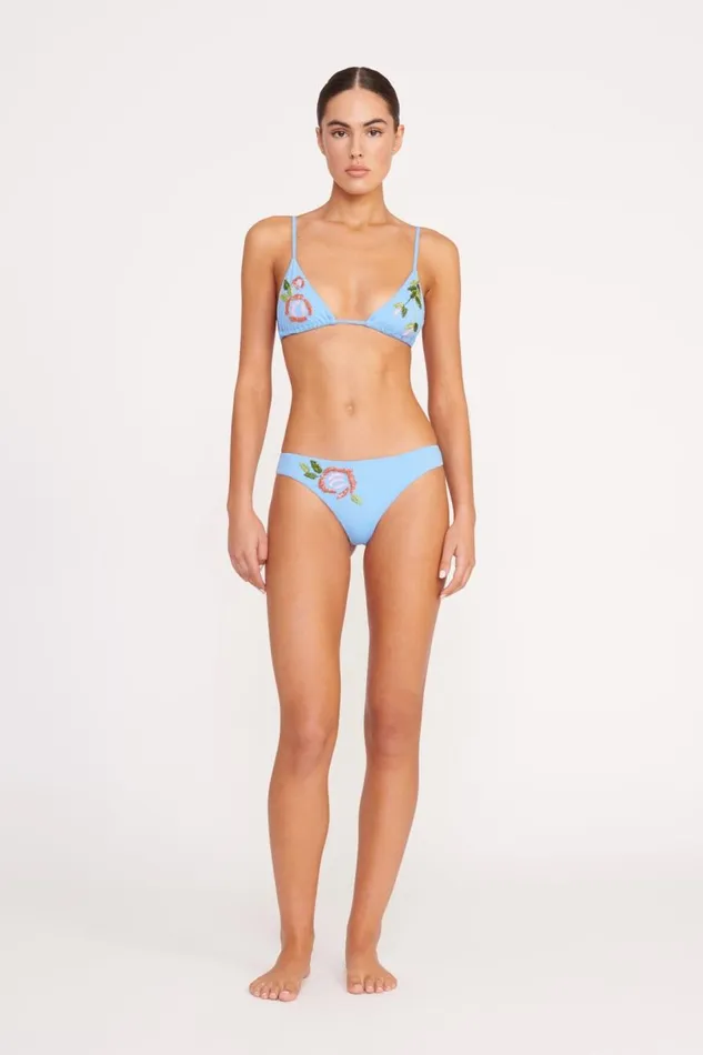 STAUD Bikinis Women STAUD BAY BIKINI BOTTOM DIAMOND ROSE STAUD Bikinis Women STAUD BAY BIKINI BOTTOM DIAMOND ROSE