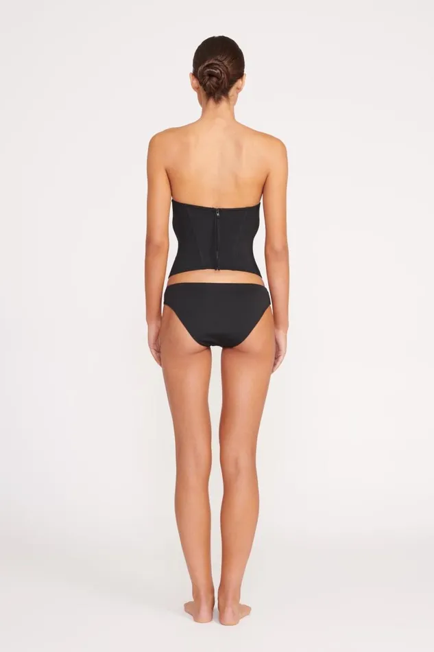 STAUD Bikinis Women STAUD FRANCESCA BIKINI TOP BLACK STAUD Bikinis Women STAUD FRANCESCA BIKINI TOP BLACK