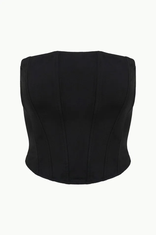 STAUD Bikinis Women STAUD FRANCESCA BIKINI TOP BLACK STAUD Bikinis Women STAUD FRANCESCA BIKINI TOP BLACK