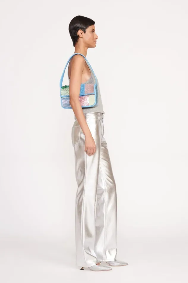 STAUD Bridal Women STAUD TOMMY BAG PATCHWORK SHERBET STAUD Bridal Women STAUD TOMMY BAG PATCHWORK SHERBET