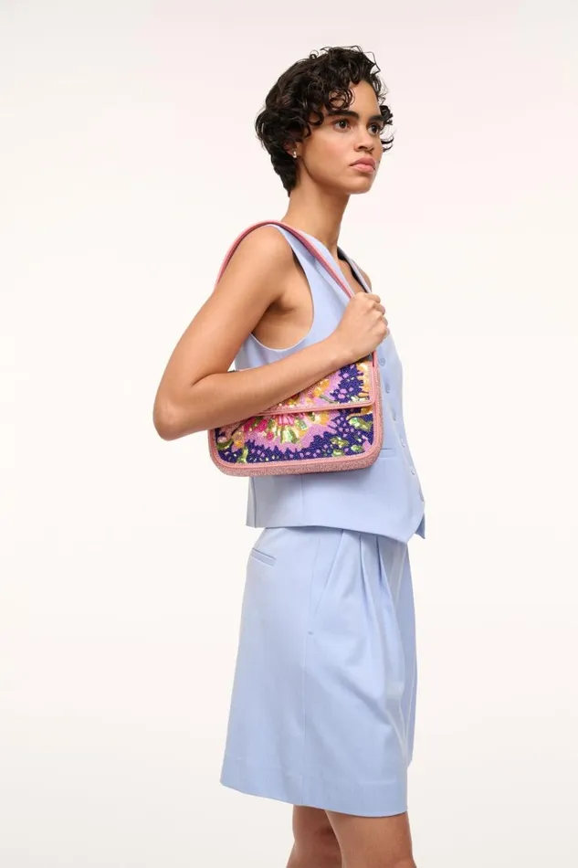 STAUD Bridal Women STAUD TOMMY BEADED BAG AURORA STAUD Bridal Women STAUD TOMMY BEADED BAG AURORA