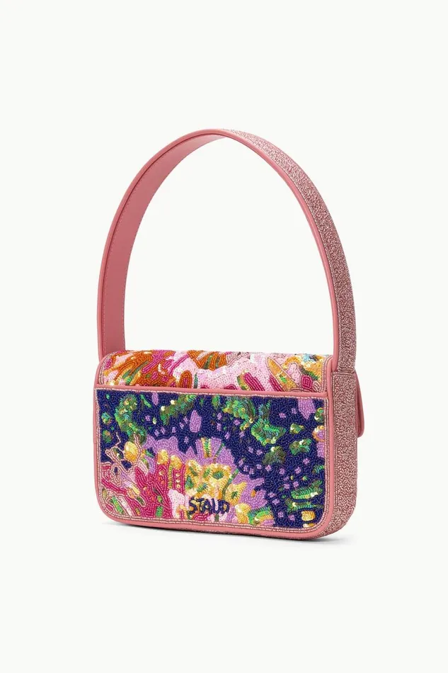 STAUD Bridal Women STAUD TOMMY BEADED BAG AURORA STAUD Bridal Women STAUD TOMMY BEADED BAG AURORA