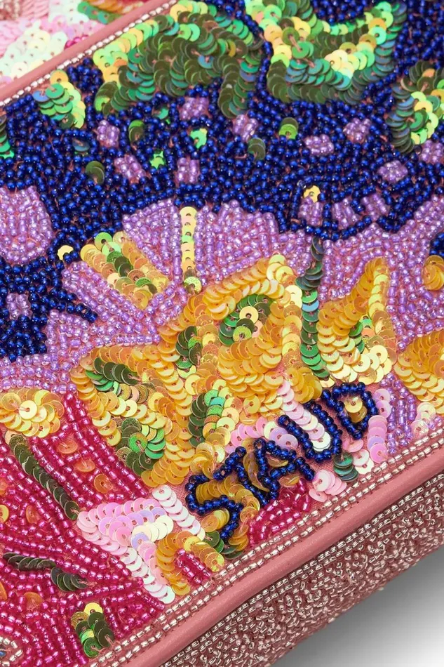 STAUD Bridal Women STAUD TOMMY BEADED BAG AURORA STAUD Bridal Women STAUD TOMMY BEADED BAG AURORA