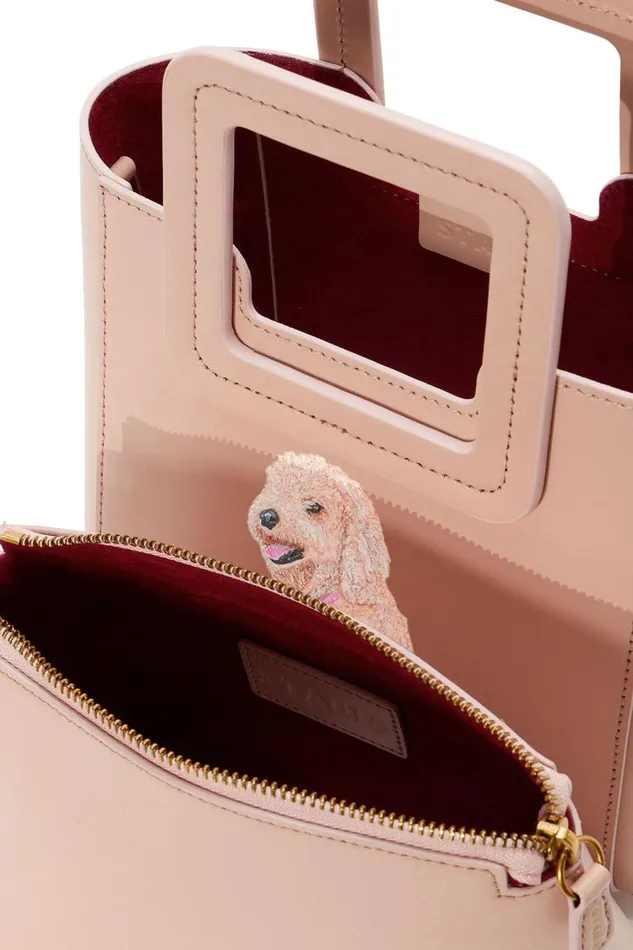 STAUD Custom Handbags Women STAUD CUSTOM MINI SHIRLEY LEATHER BAG BLUSH STAUD Custom Handbags Women STAUD CUSTOM MINI SHIRLEY LEATHER BAG BLUSH