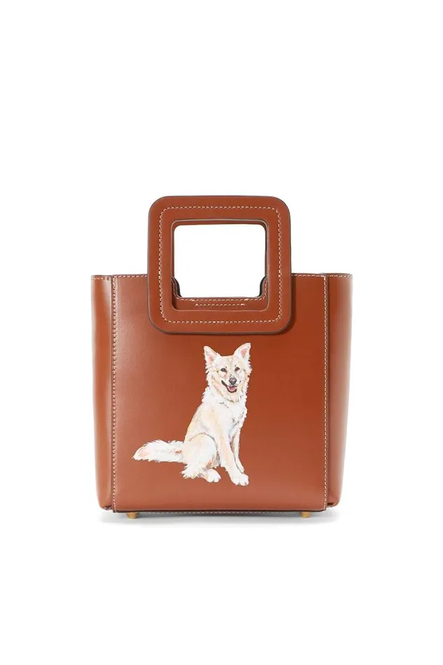 STAUD Custom Handbags Women STAUD CUSTOM MINI SHIRLEY LEATHER BAG TAN STAUD Custom Handbags Women STAUD CUSTOM MINI SHIRLEY LEATHER BAG TAN