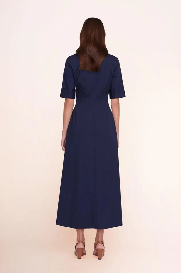STAUD Dresses Women STAUD JOAN MAXI DRESS NAVY STAUD Dresses Women STAUD JOAN MAXI DRESS NAVY