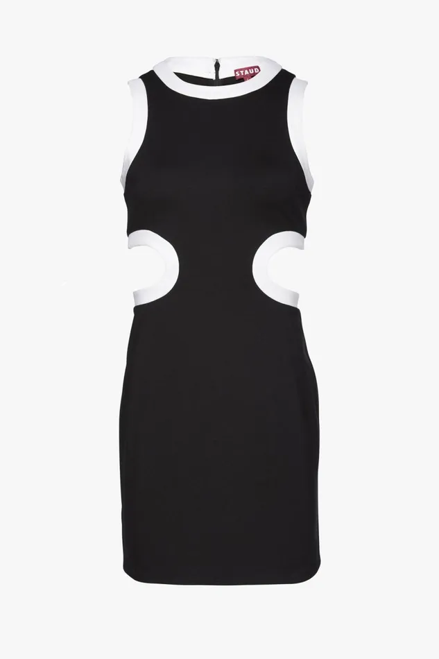 STAUD Dresses Women STAUD MINI DOLCE DRESS BLACK STAUD Dresses Women STAUD MINI DOLCE DRESS BLACK