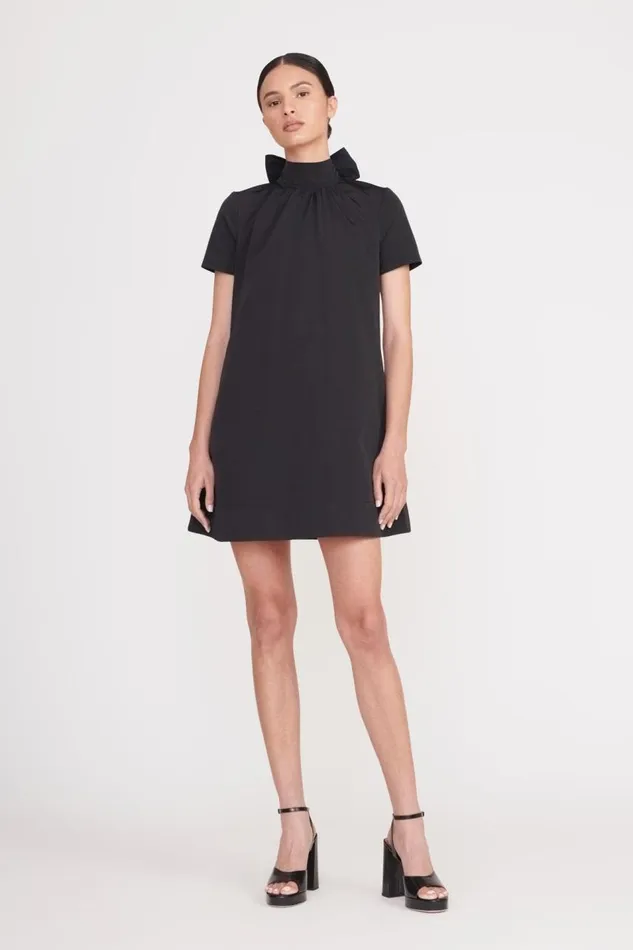 STAUD Dresses Women STAUD MINI ILANA DRESS BLACK