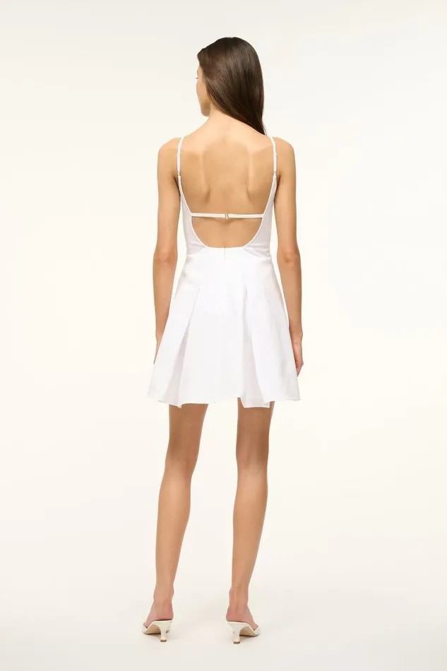 STAUD Dresses Women STAUD MINI JOLI DRESS WHITE STAUD Dresses Women STAUD MINI JOLI DRESS WHITE