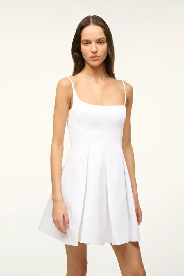 STAUD Dresses Women STAUD MINI JOLI DRESS WHITE STAUD Dresses Women STAUD MINI JOLI DRESS WHITE