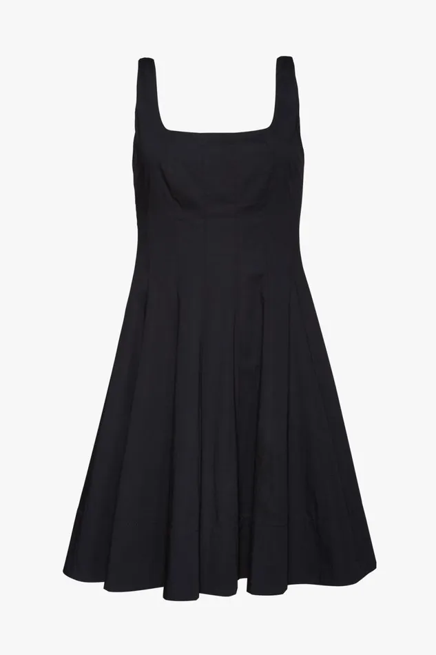 STAUD Dresses Women STAUD MINI WELLS DRESS BLACK STAUD Dresses Women STAUD MINI WELLS DRESS BLACK