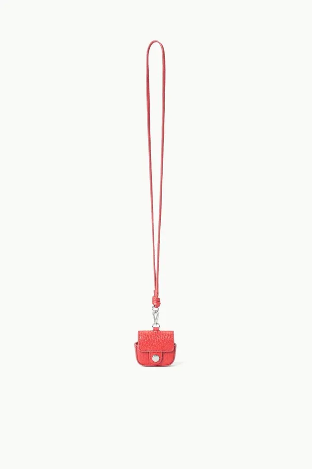 STAUD Necklaces Women STAUD AIRPOD CASE RED ROSE STAUD Necklaces Women STAUD AIRPOD CASE RED ROSE