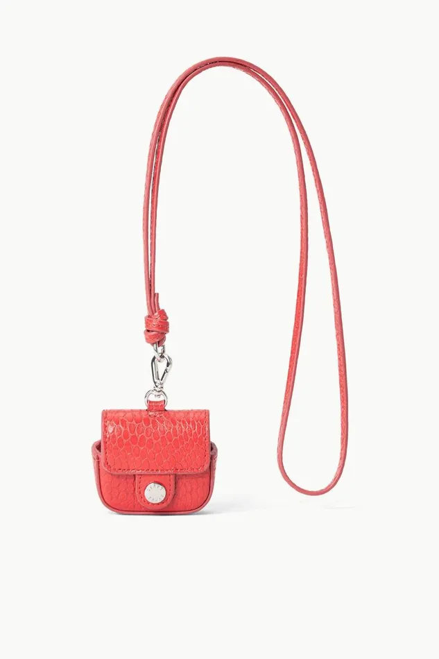 STAUD Necklaces Women STAUD AIRPOD CASE RED ROSE STAUD Necklaces Women STAUD AIRPOD CASE RED ROSE