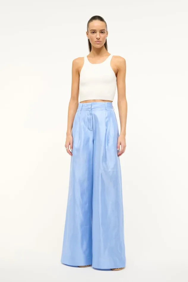 STAUD Pants and Shorts Women STAUD SASHA PANT PERIWINKLE