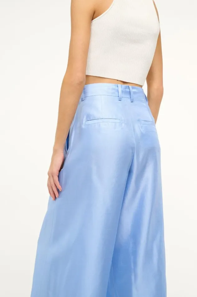 STAUD Pants and Shorts Women STAUD SASHA PANT PERIWINKLE STAUD Pants and Shorts Women STAUD SASHA PANT PERIWINKLE
