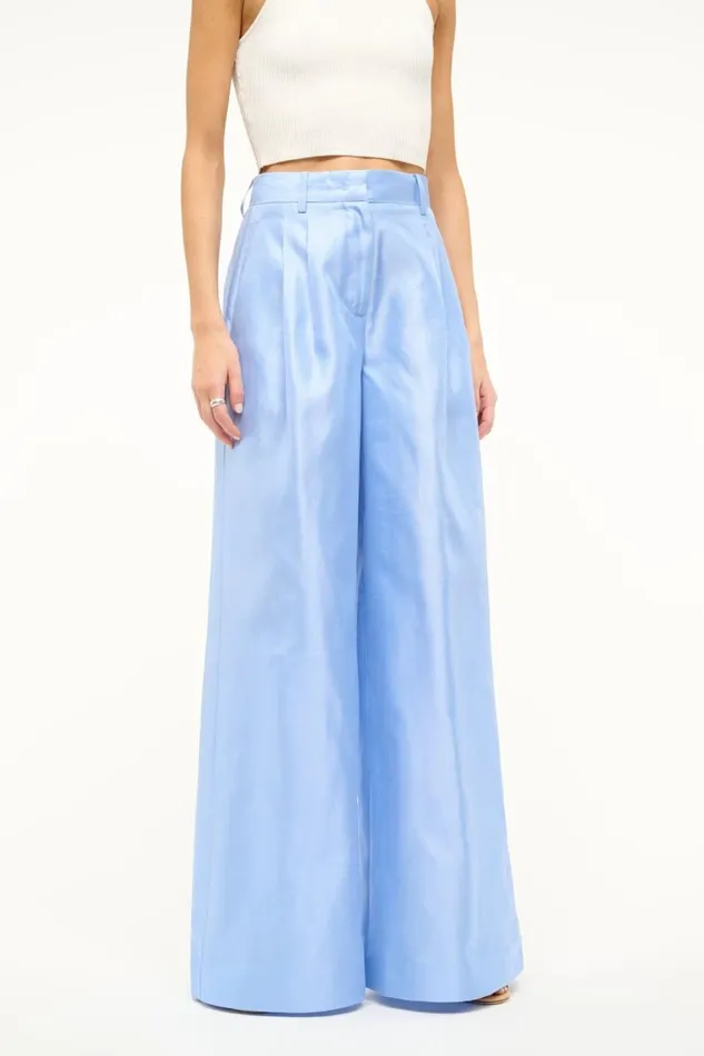 STAUD Pants and Shorts Women STAUD SASHA PANT PERIWINKLE STAUD Pants and Shorts Women STAUD SASHA PANT PERIWINKLE