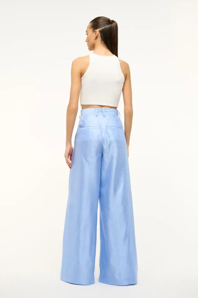 STAUD Pants and Shorts Women STAUD SASHA PANT PERIWINKLE STAUD Pants and Shorts Women STAUD SASHA PANT PERIWINKLE