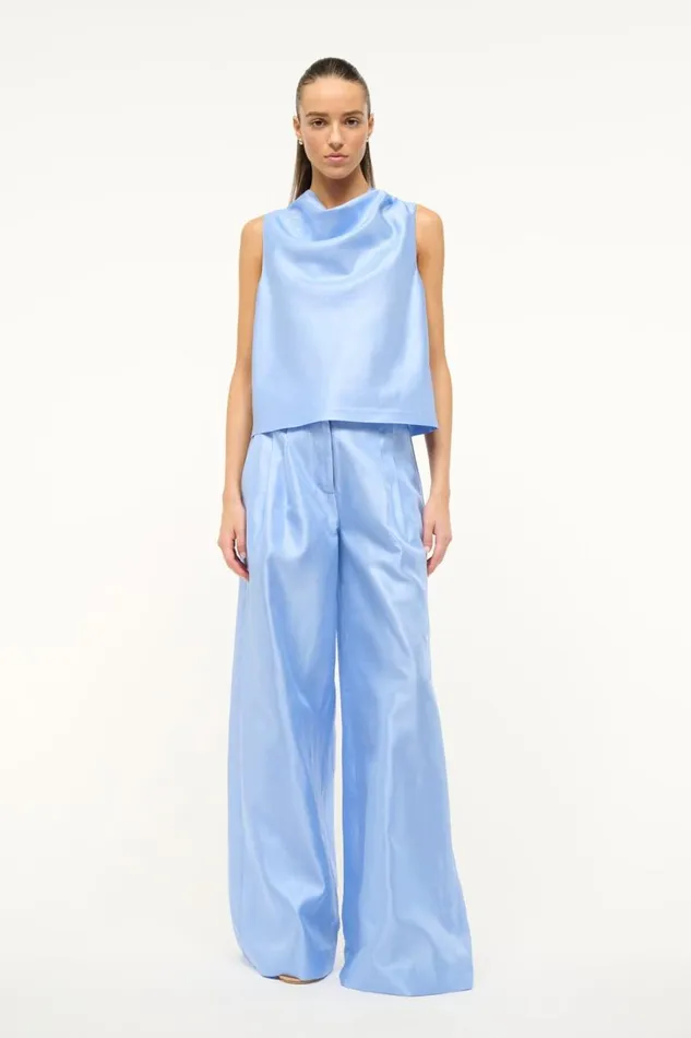 STAUD Pants and Shorts Women STAUD SASHA PANT PERIWINKLE STAUD Pants and Shorts Women STAUD SASHA PANT PERIWINKLE