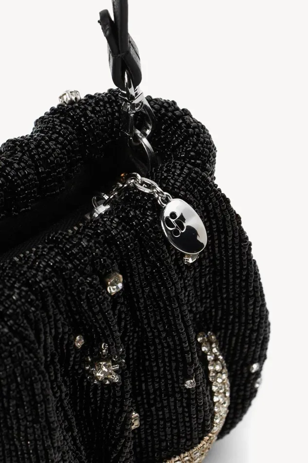 STAUD Shoulder Women BEADED BEAN BAG STARRY NIGHT STAUD Shoulder Women BEADED BEAN BAG STARRY NIGHT