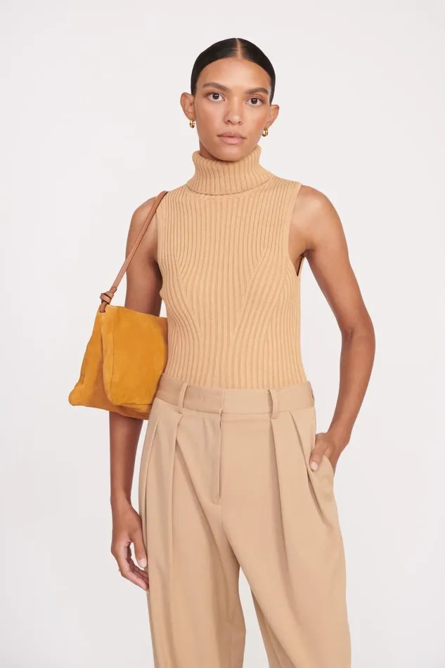 STAUD Shoulder Women STAUD VIVI SHOULDER BAG TAN STAUD Shoulder Women STAUD VIVI SHOULDER BAG TAN