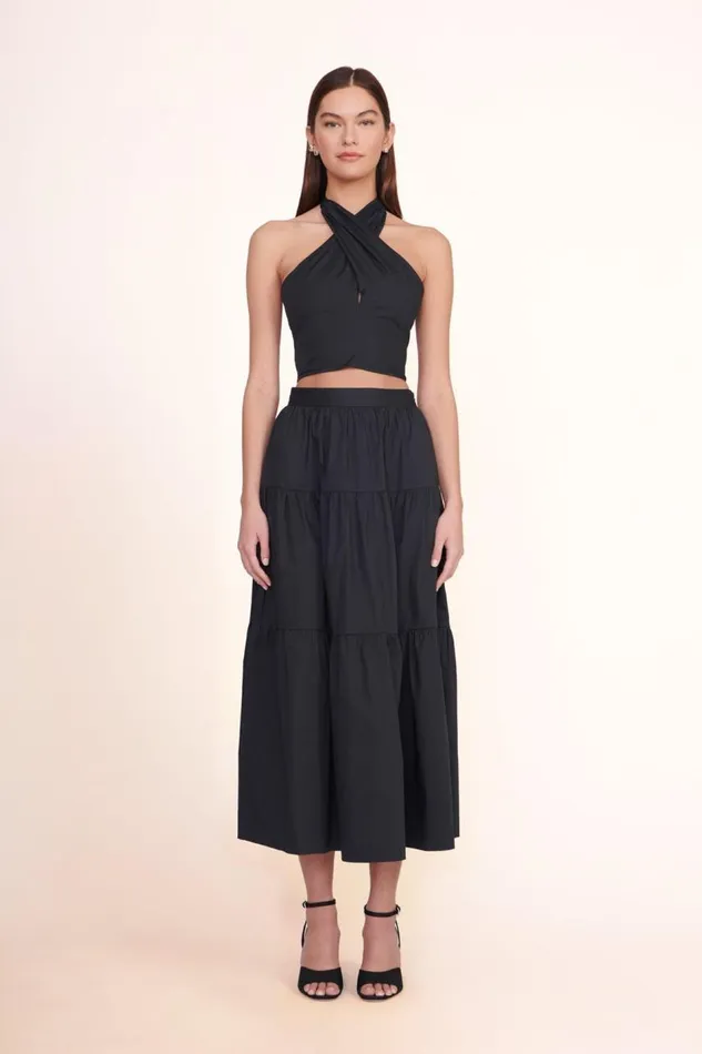 STAUD Skirts Women STAUD SEA SKIRT BLACK