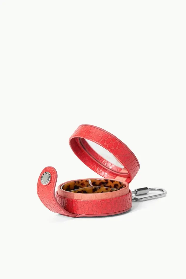 STAUD Small Leather Goods Women STAUD PILL CASE RED ROSE STAUD Small Leather Goods Women STAUD PILL CASE RED ROSE