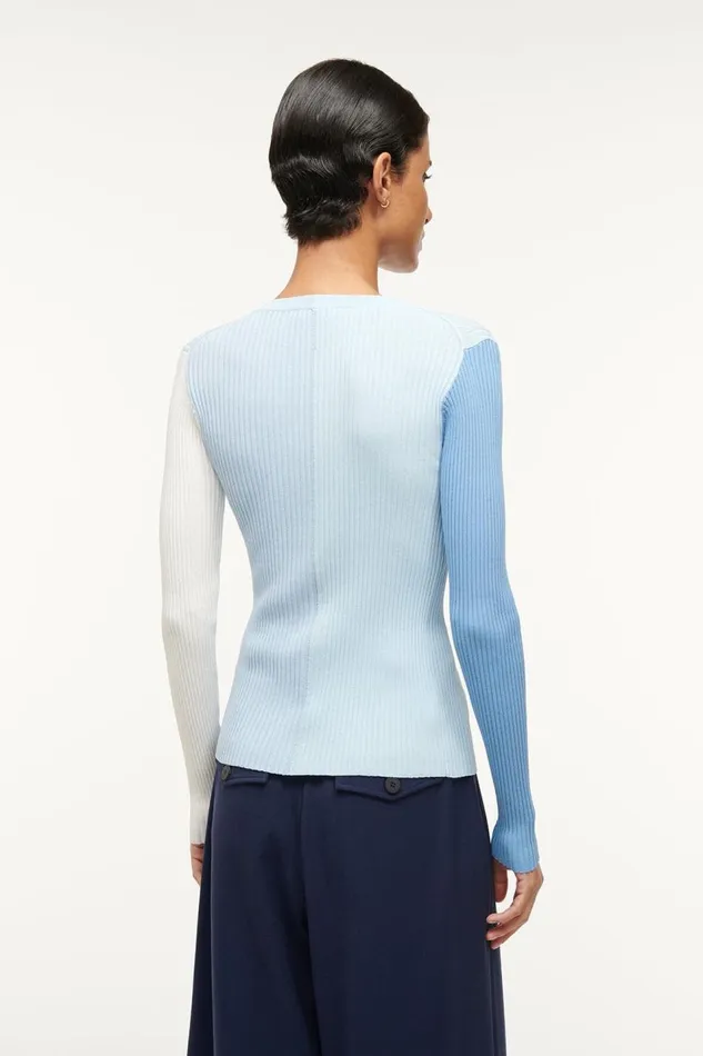 STAUD Sweaters Women STAUD CARGO SWEATER PERIWINKLE MULTI STAUD Sweaters Women STAUD CARGO SWEATER PERIWINKLE MULTI