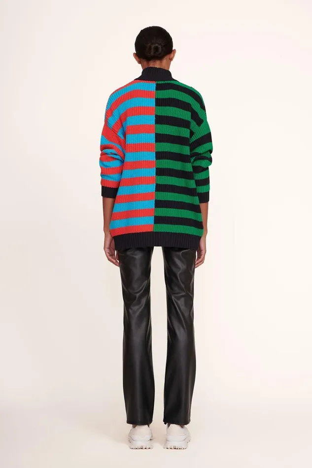 STAUD Sweaters Women STAUD HAMPTON SWEATER CABANA STRIPE MULTI STAUD Sweaters Women STAUD HAMPTON SWEATER CABANA STRIPE MULTI