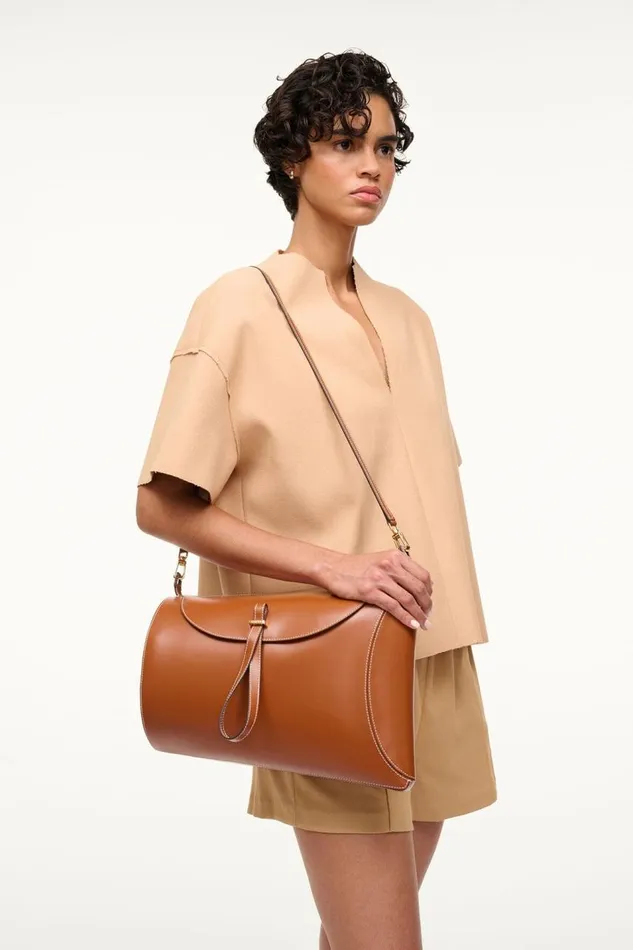 STAUD Tops Women STAUD AMIGONI TOP FAWN STAUD Tops Women STAUD AMIGONI TOP FAWN