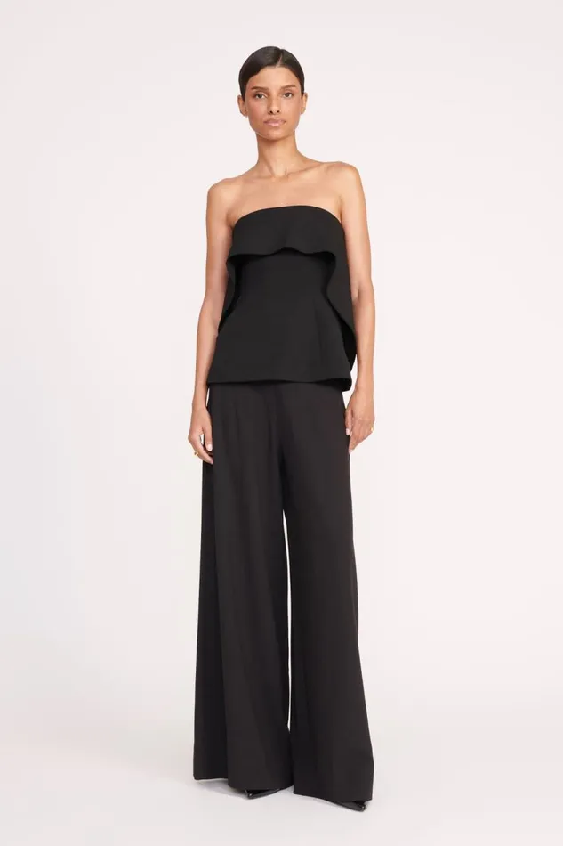 STAUD Tops Women STAUD ANASTASIA TOP BLACK