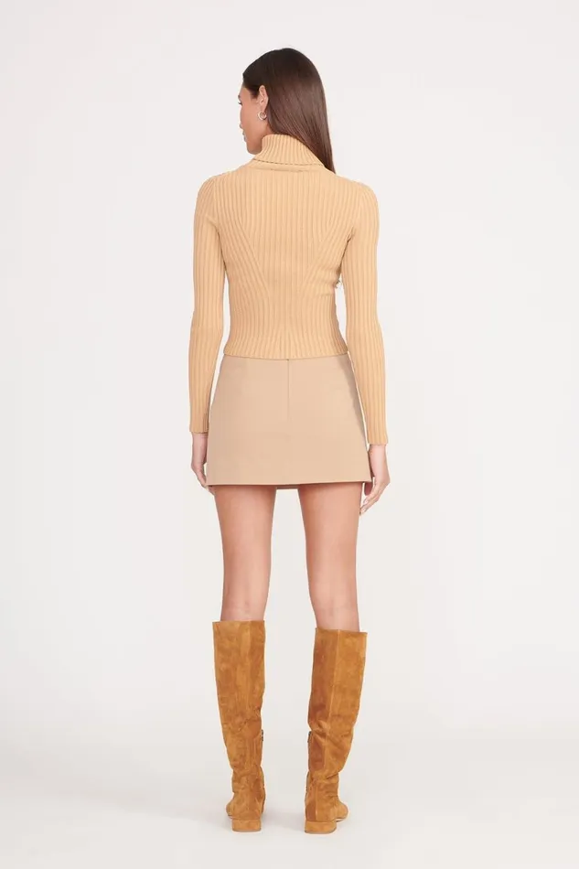 STAUD Tops Women STAUD JACE TOP CAMEL STAUD Tops Women STAUD JACE TOP CAMEL