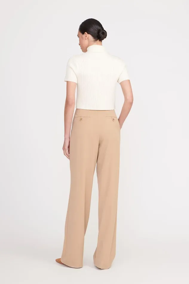 STAUD Tops Women STAUD LILOU SWEATER IVORY STAUD Tops Women STAUD LILOU SWEATER IVORY