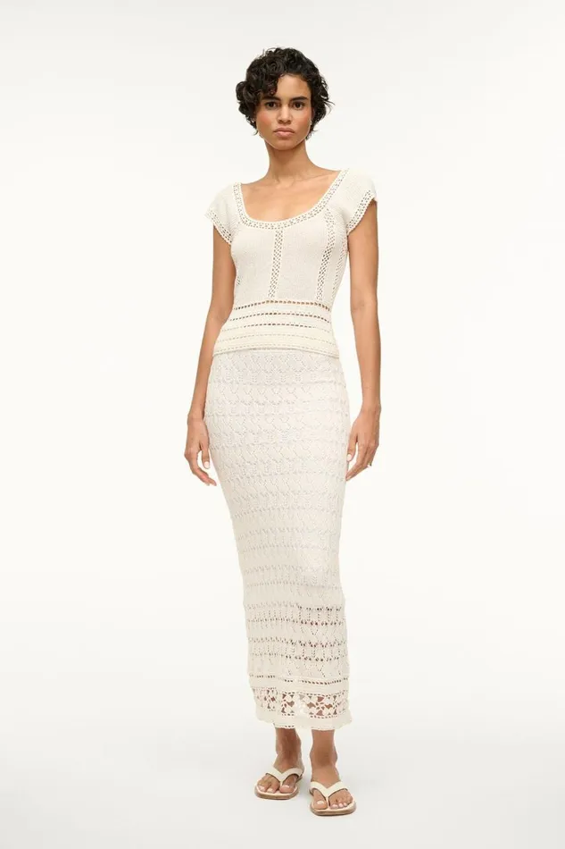 STAUD Tops Women STAUD YARA TOP WHITE STAUD Tops Women STAUD YARA TOP WHITE