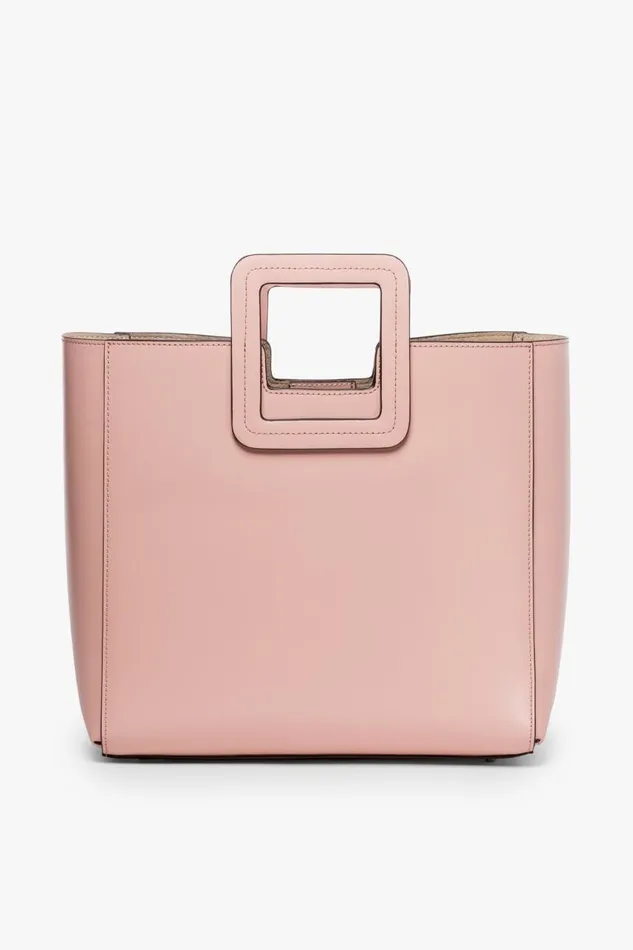 STAUD Totes Women STAUD SHIRLEY LEATHER BAG DARK BLUSH STAUD Totes Women STAUD SHIRLEY LEATHER BAG DARK BLUSH